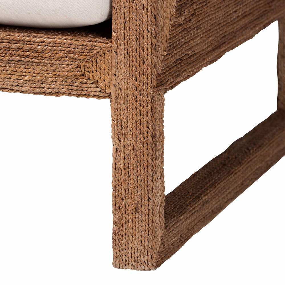 bali & pari - Helina Arm Chair in Bleached Light Brown - Helina-Bleached Light Brown-CC view 6