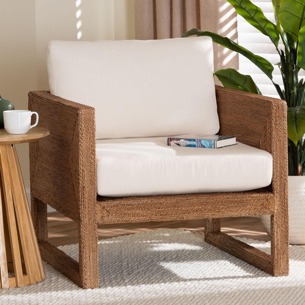 bali & pari - Helina Arm Chair in Bleached Light Brown - Helina-Bleached Light Brown-CC view 8