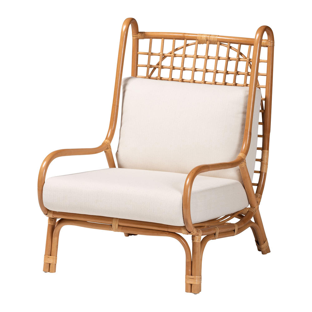 bali & pari - Helina Chair in Light Honey - Helina-Light Honey Rattan-AC view 1