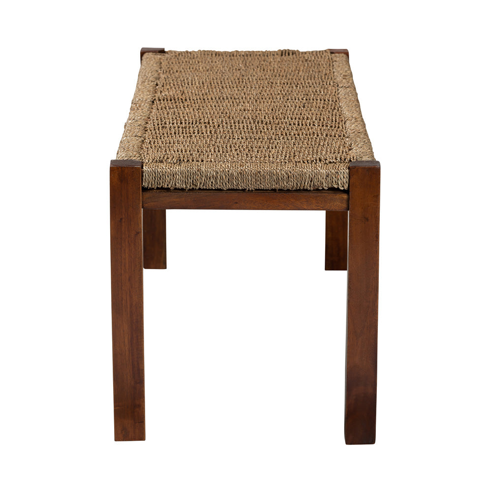 bali & pari - Hermes Bench in Walnut Brown - DC9052-Seagrass-Bench view 3