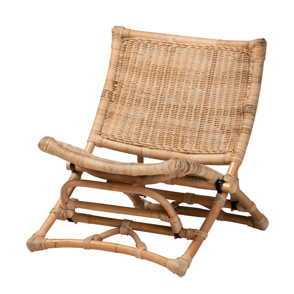 bali & pari - Herrara Chair in Natural Brown - DC8053-Rattan-CC view 1