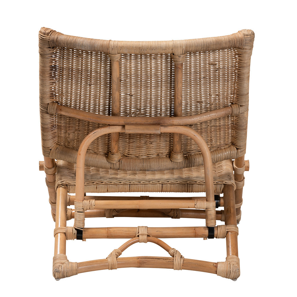 bali & pari - Herrara Chair in Natural Brown - DC8053-Rattan-CC view 4