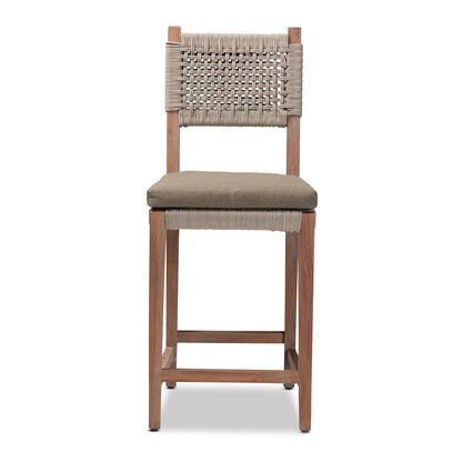 bali & pari - Heyna Counter Stool in Grey/Natural Brown - Heyna-Grey/Natural-CS view 2