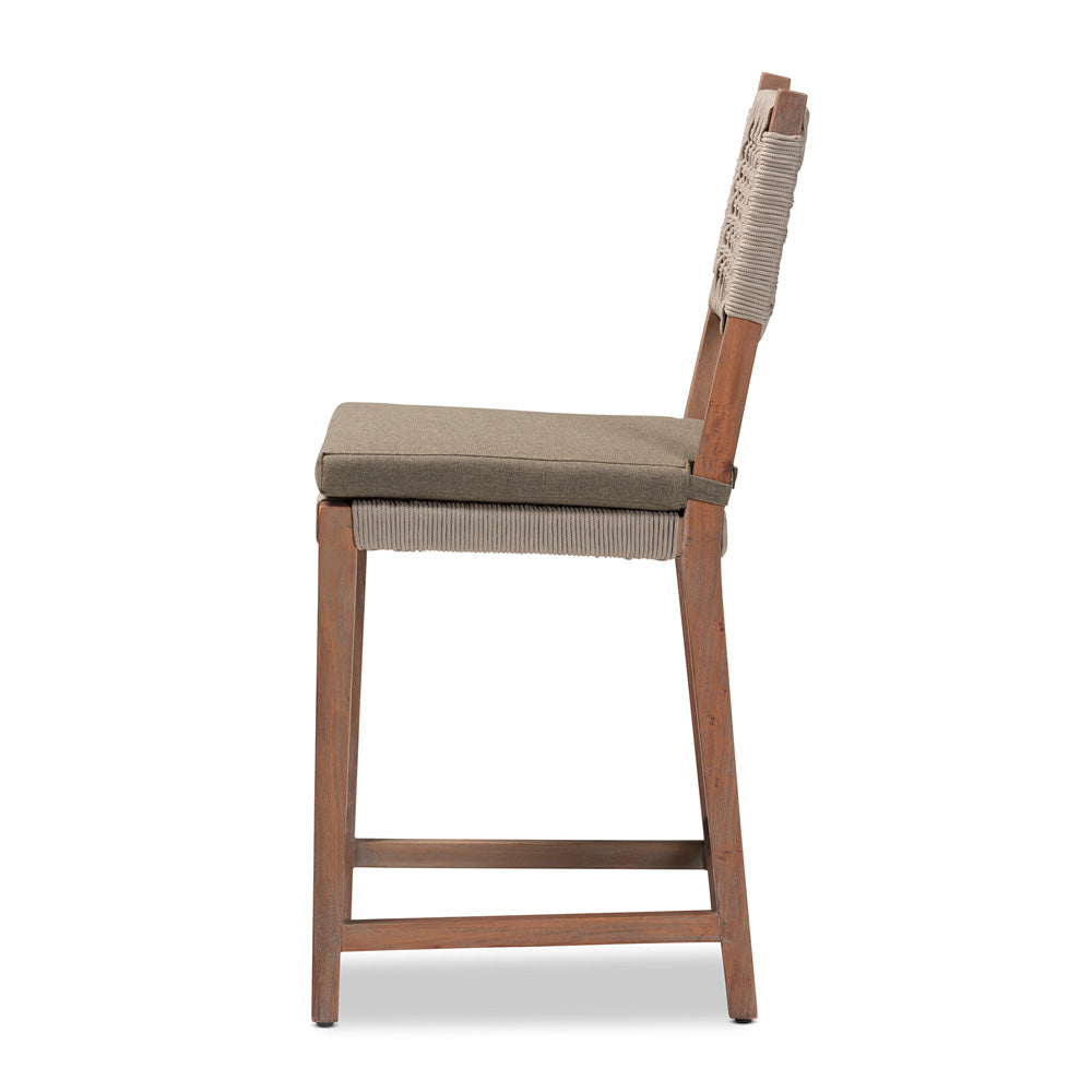 bali & pari - Heyna Counter Stool in Grey/Natural Brown - Heyna-Grey/Natural-CS view 3