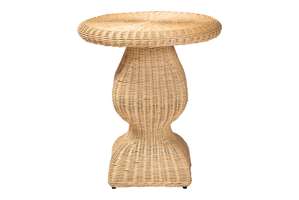 bali & pari - Hideo End Table - Hideo-Natural Rattan-ET view 3