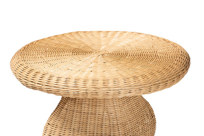 bali & pari - Hideo End Table - Hideo-Natural Rattan-ET view 4