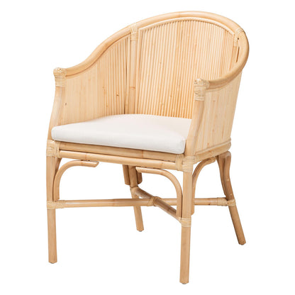 bali & pari - Hollis Dining Chair in Natural - Hollis-Natural/Rattan-DC view 1