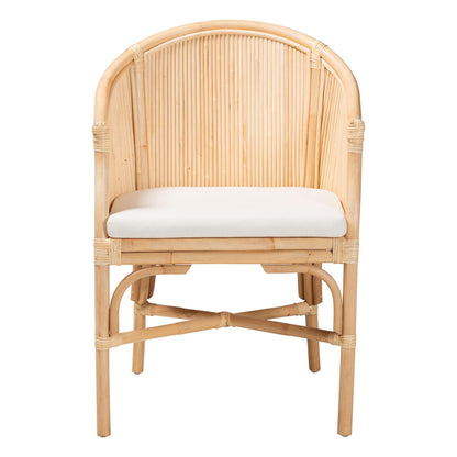 bali & pari - Hollis Dining Chair in Natural - Hollis-Natural/Rattan-DC view 2