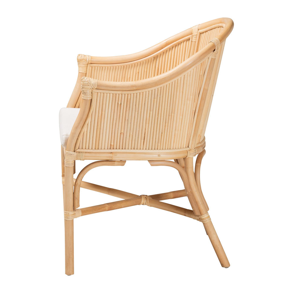 bali & pari - Hollis Dining Chair in Natural - Hollis-Natural/Rattan-DC view 3