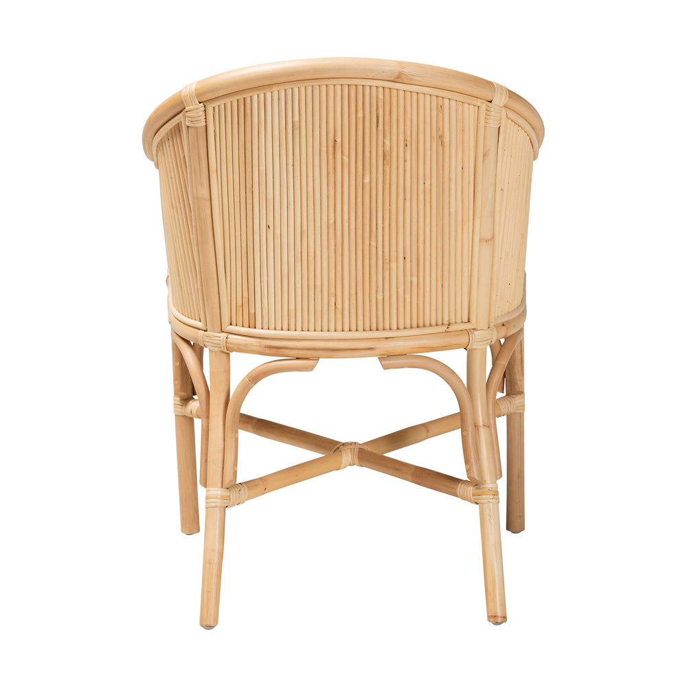 bali & pari - Hollis Dining Chair in Natural - Hollis-Natural/Rattan-DC view 4