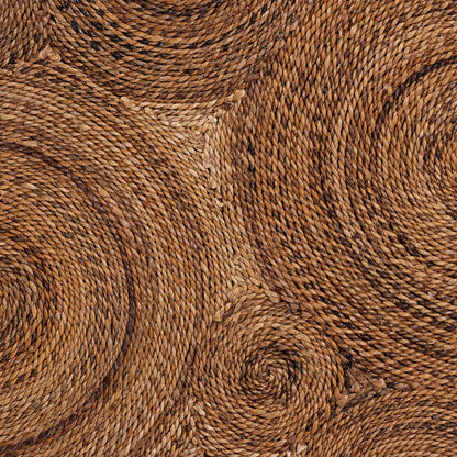 bali & pari  - Hosanna Coffee Table in Natural Brown/Walnut Brown - Horse-Round-Natural Wild-Rattan-CT view 5