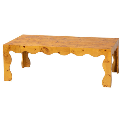 bali & pari - Huxley Coffee Table in Light Mappa Burl - KL-1597-Natural Burl Op1-Randy-CT-BOXED view 1