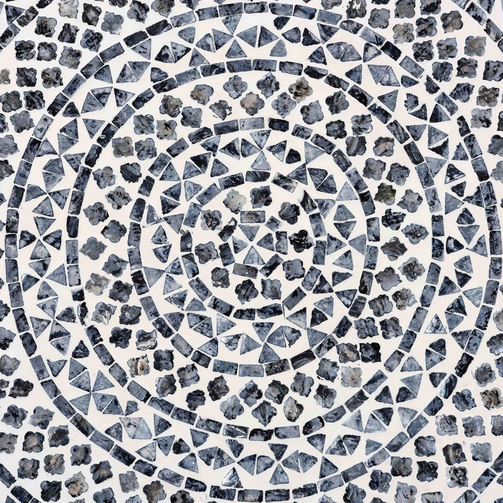 bali & pari - Idra Coffee Table in Mosaic Black/White/Gold - F242-FT15-Coffee Table view 5