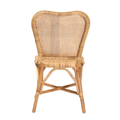 bali & pari - Irene Dining Chair in Natural Brown - Irene-Rattan-DC view 4