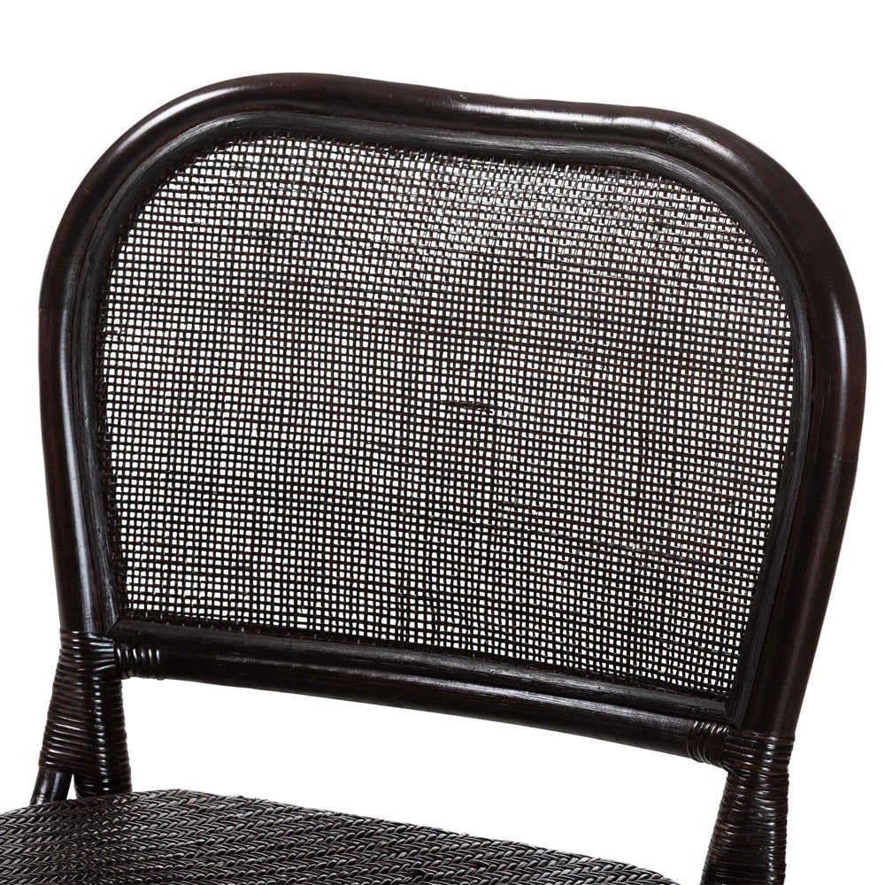 bali & pari - IreneCounter Stool in Espresso - Irene-Coffee Bean-Rattan-CS view 5