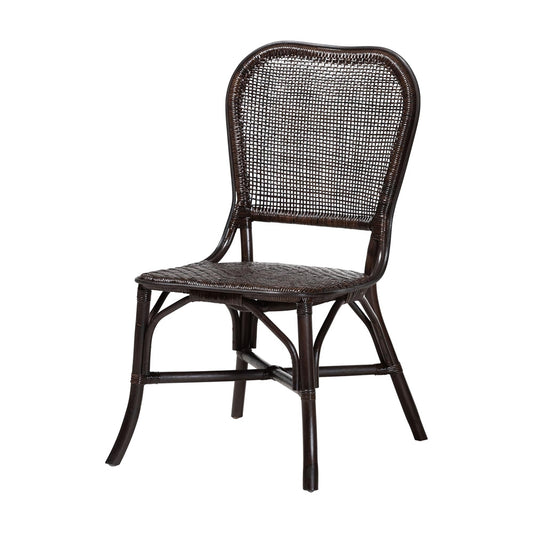 bali & pari - IreneDining Chair in Espresso - Irene-Coffee Bean-Rattan-DC view 1