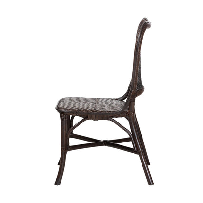 bali & pari - IreneDining Chair in Espresso - Irene-Coffee Bean-Rattan-DC view 3