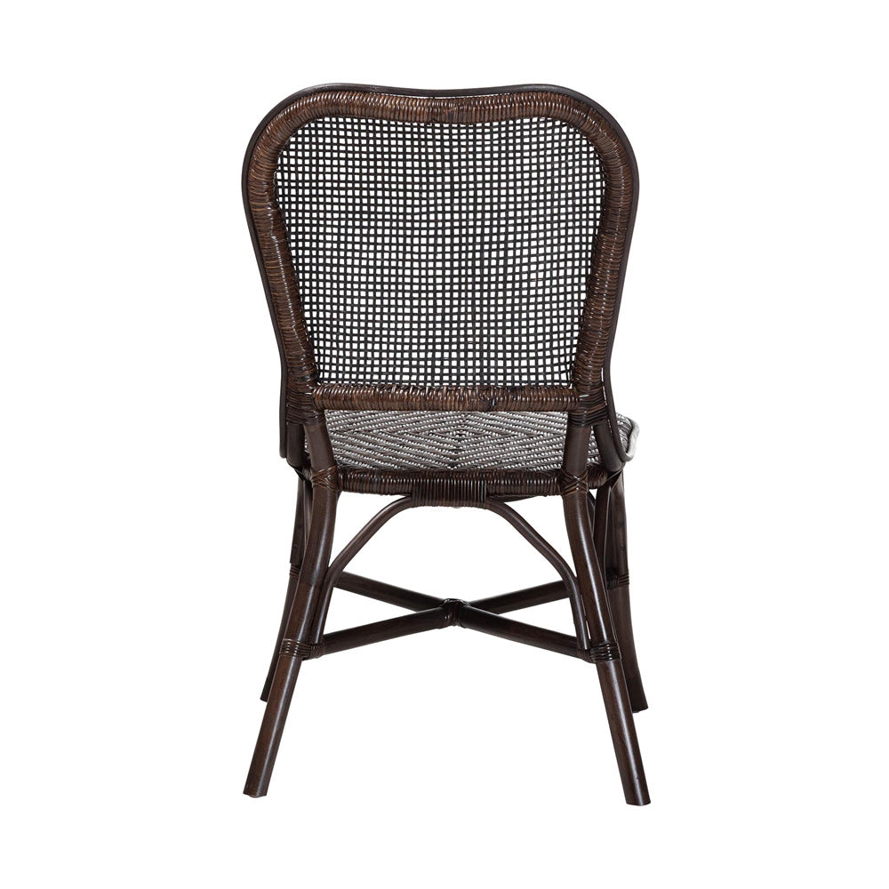 bali & pari - IreneDining Chair in Espresso - Irene-Coffee Bean-Rattan-DC view 4