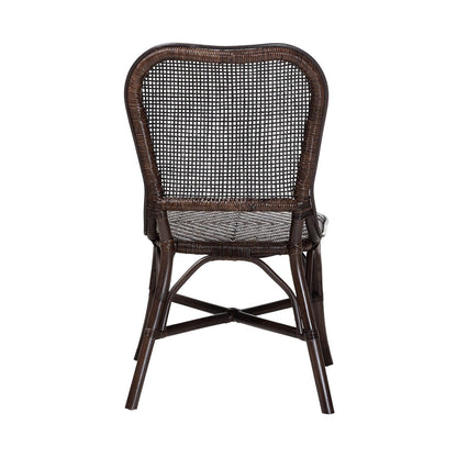 bali & pari - IreneDining Chair in Espresso - Irene-Coffee Bean-Rattan-DC view 4