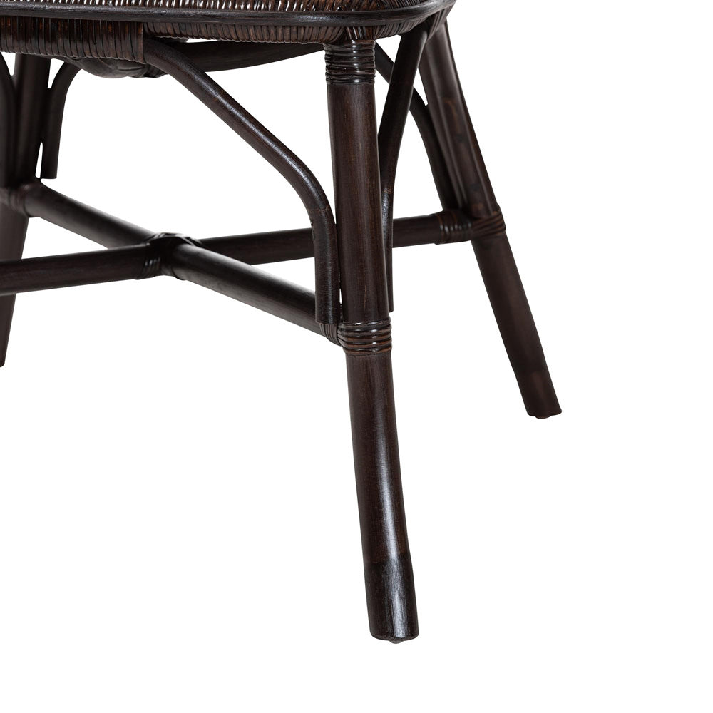 bali & pari - IreneDining Chair in Espresso - Irene-Coffee Bean-Rattan-DC view 6