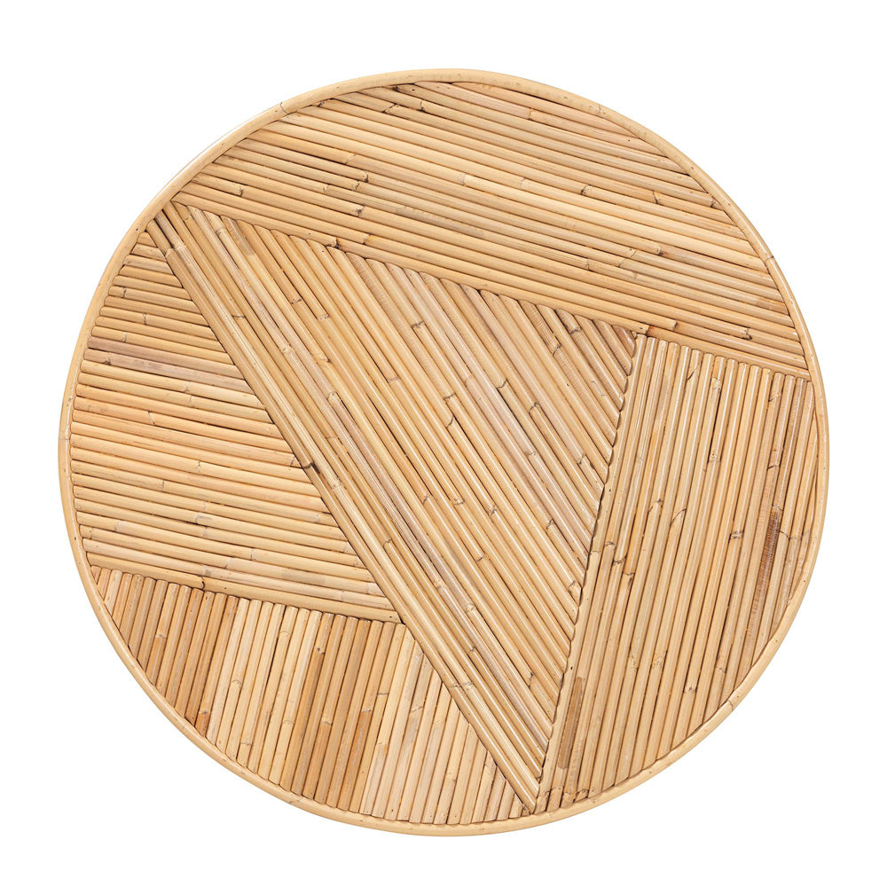 bali & pari - Iryna End Table in Light honey - Iowai-Natural Rattan-ET view 4