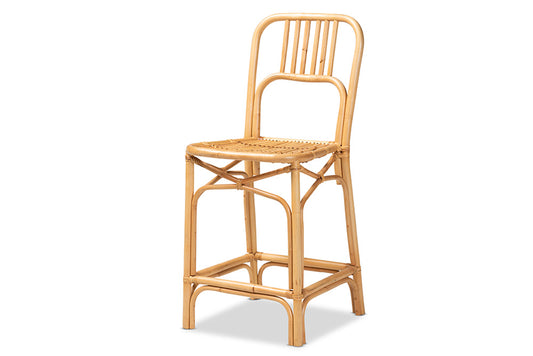 bali & pari - Ivora Counter Stool - Ivora-Rattan-CS view 1