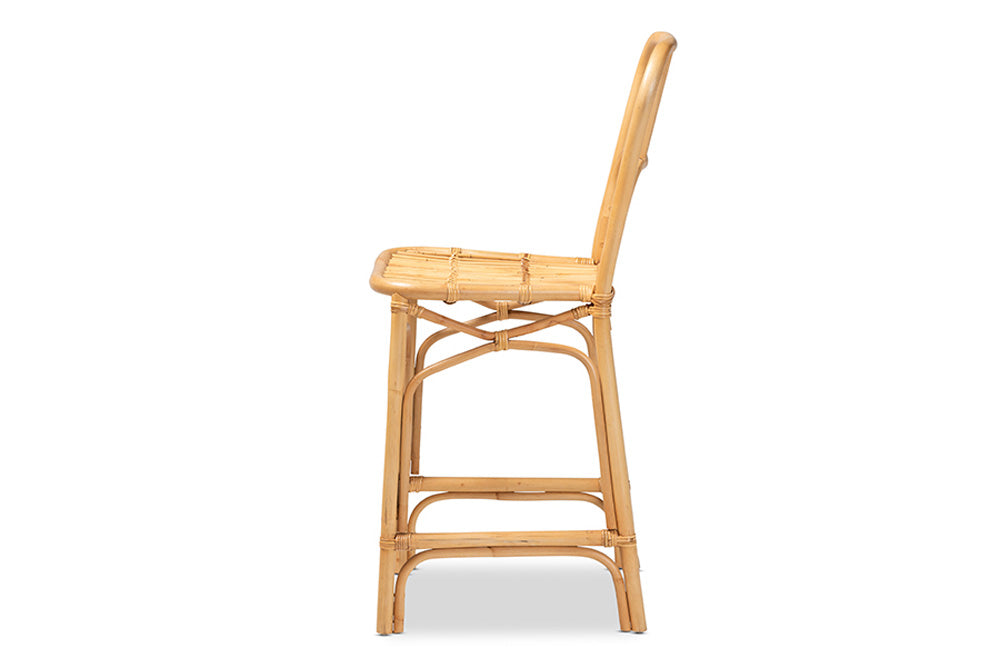 bali & pari - Ivora Counter Stool - Ivora-Rattan-CS view 3