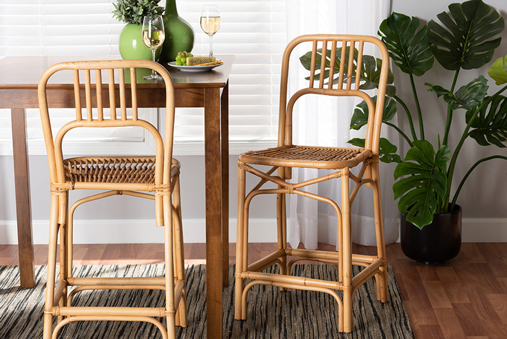 bali & pari - Ivora Counter Stool - Ivora-Rattan-CS view 5