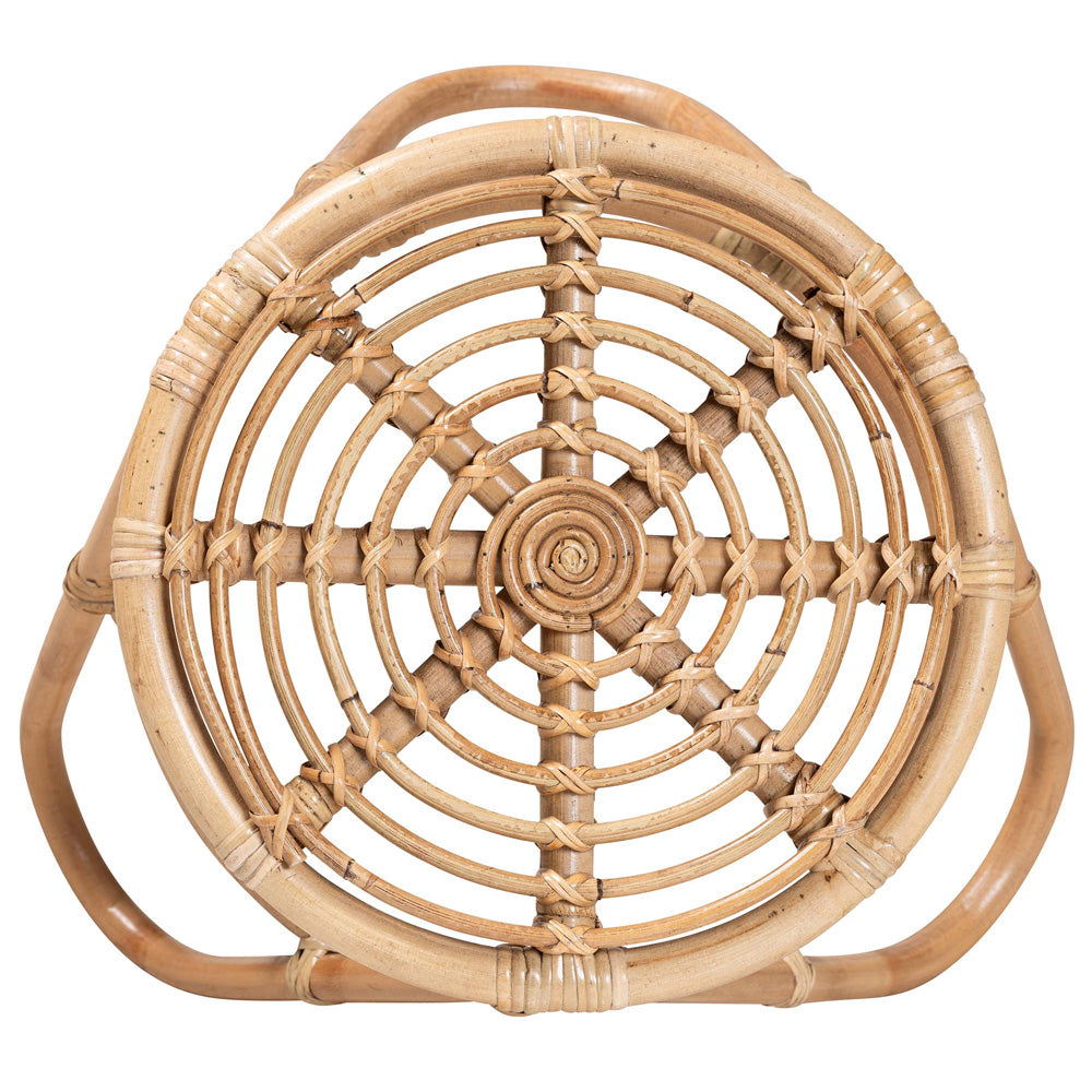 bali & pari - Jacinda End Table in Natural Brown - DC785-Rattan-ET view 3
