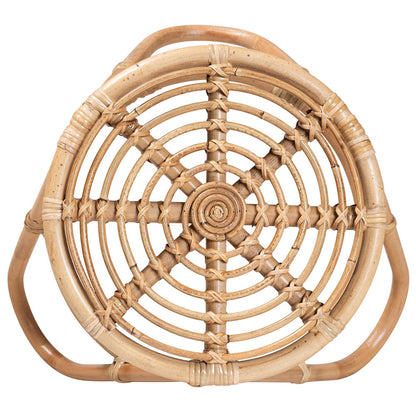 bali & pari - Jacinda End Table in Natural Brown - DC785-Rattan-ET view 3