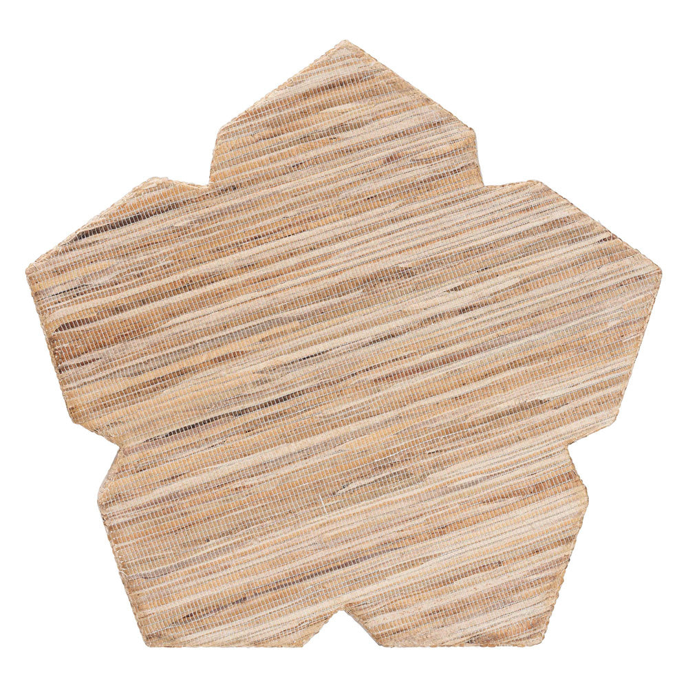 bali & pari - Janeth End Table in Natural - Natural Woven Grasscloth-Polygon-ET view 3