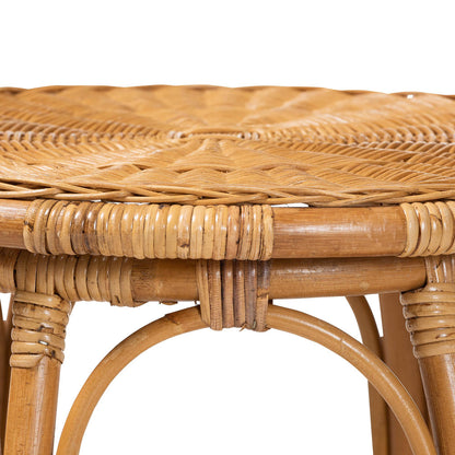 bali & pari - Jayana End Table in Light Honey - DC20058-Light Honey Rattan-ET view 3