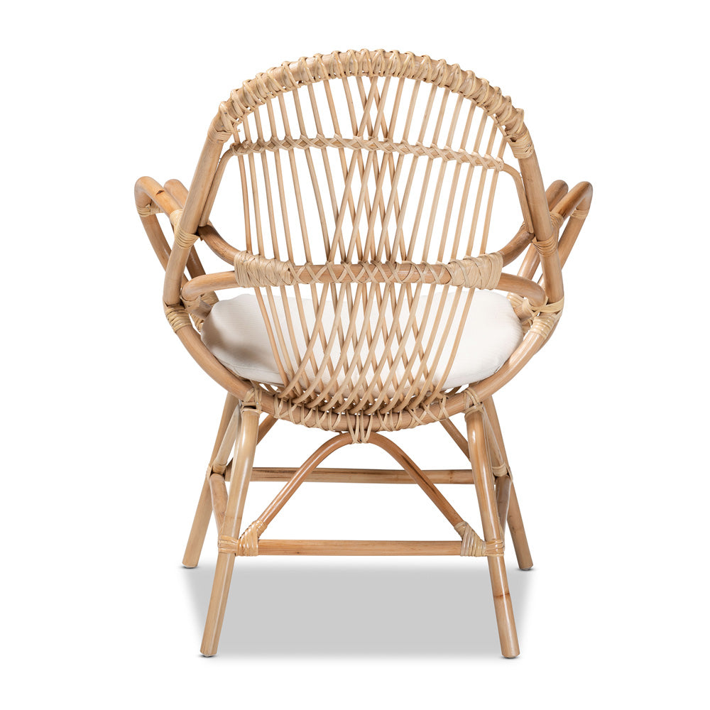 bali & pari - Jayden Chair in White/Natural Brown - Jayden-Rattan-CC view 4