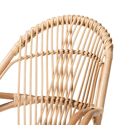 bali & pari - Jayden Chair in White/Natural Brown - Jayden-Rattan-CC view 5