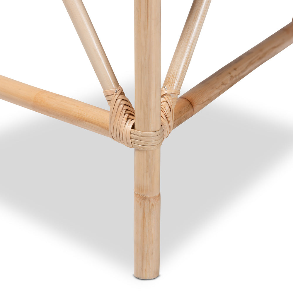 bali & pari - Jayden Set of 2 End Tables in Natural Brown - Jayden-Rattan-ET Set view 4