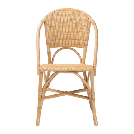 bali & pari - Jaylyn Dining Chair in Natural - 13688-Rattan-DC view 2