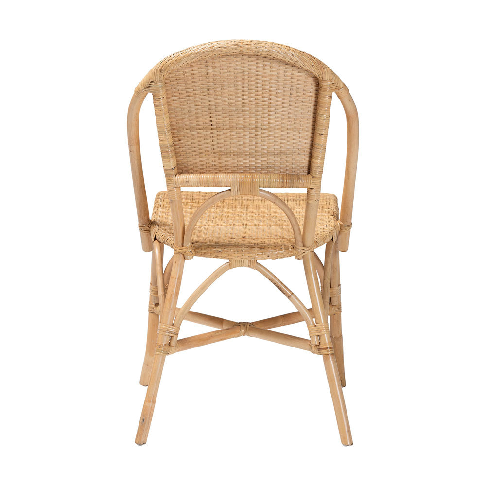 bali & pari - Jaylyn Dining Chair in Natural - 13688-Rattan-DC view 4