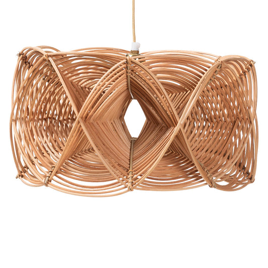 bali & pari - Jeneth Lampshade in Natural Brown - F247-FT16-Lamp Shade view 1