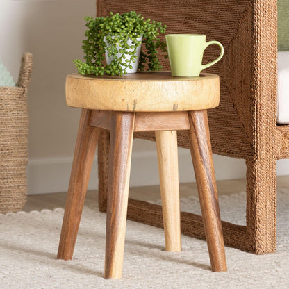 bali & pari - Jia End Table in Natural Brown - Jia-Natural/Wooden-End Table view 6