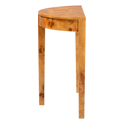 bali & pari - Jihan Console Table in Light Mappa Burl - KL-1593-Natural Burl Op1-Jihan-Console Table-BOXED view 3