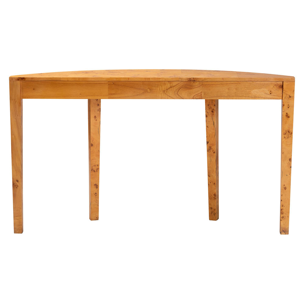 bali & pari - Jihan Console Table in Light Mappa Burl - KL-1594-Natural Burl Op1-Mina-Console Table-BOXED view 4