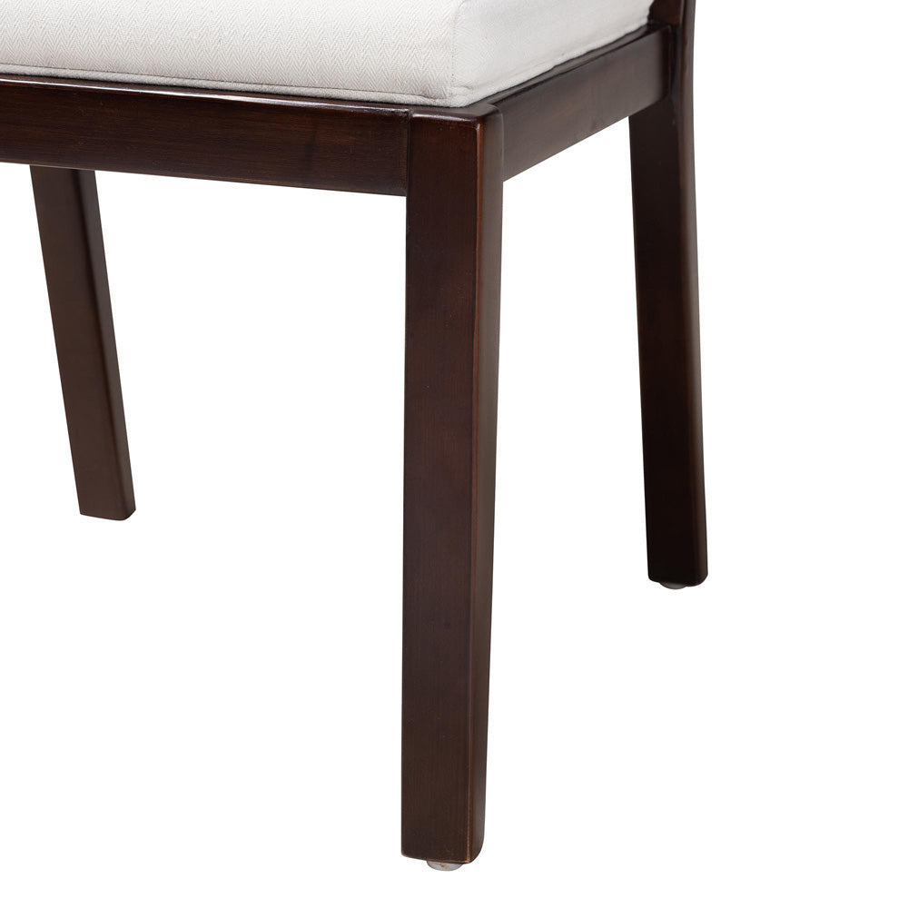 bali & pari - Joana Dining Chair in Dark Brown/Natural Brown/White - Joana-Mahogany-DC view 6