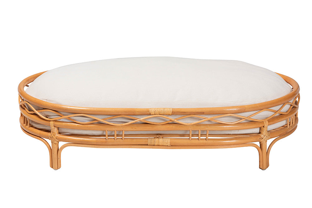 bali & pari - Jovia Pet Bed - Model 4-Light Honey Rattan-Pet Bed view 4