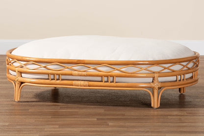 bali & pari - Jovia Pet Bed - Model 4-Light Honey Rattan-Pet Bed view 8