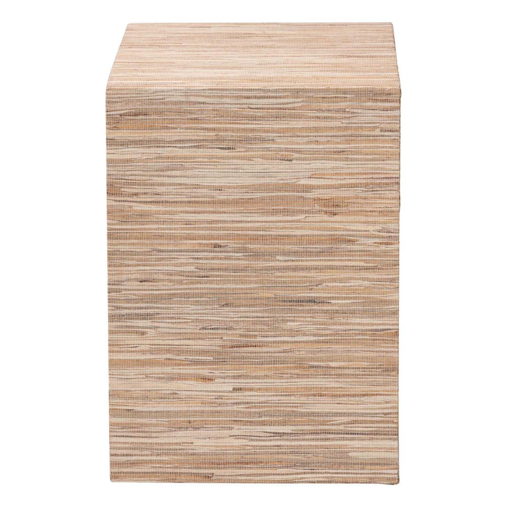 bali & pari - Julia Nightstand in Natural/Gold - Julia-Natural Woven Grasscloth-NS view 4