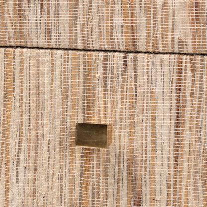 bali & pari - Julia Nightstand in Natural/Gold - Julia-Natural Woven Grasscloth-NS view 6