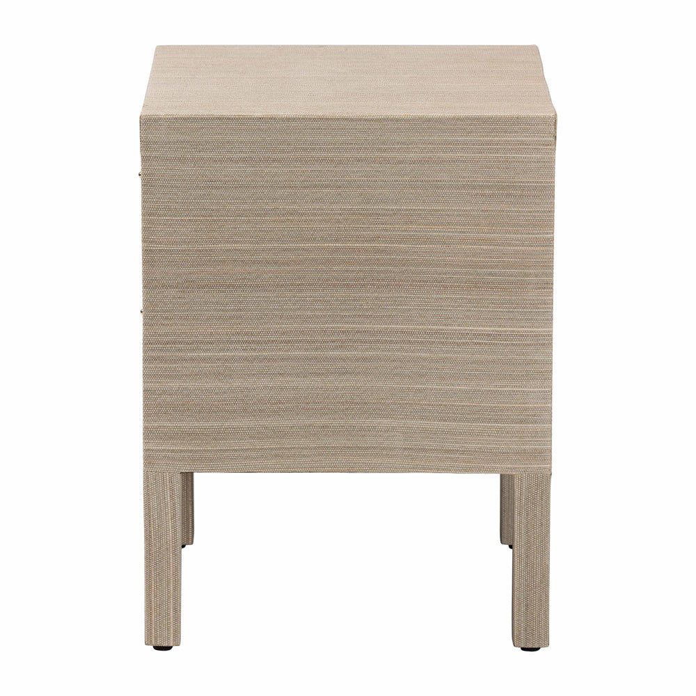 bali & pari  - Juniper Nightstand in Beige/Gold - Juniper-Scalloped-Beige-NS view 4