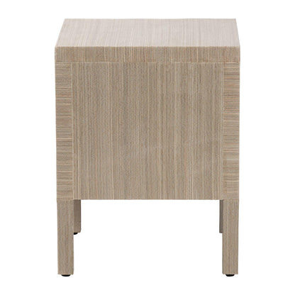 bali & pari  - Juniper Nightstand in Beige/Gold - Juniper-Scalloped-Beige-NS view 5