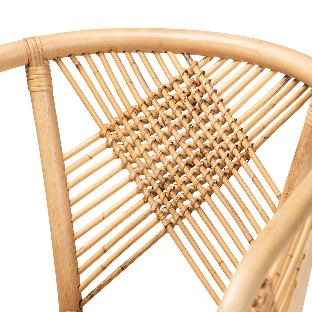bali & pari - Kagama Dining Chair in Natural Brown - Kagama-Rattan-DC view 5