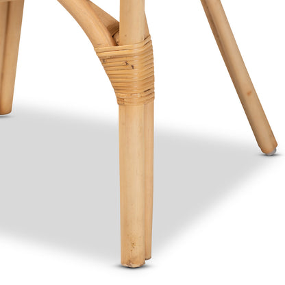 bali & pari - Kagama Dining Chair in Natural Brown - Kagama-Rattan-DC view 6